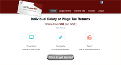 Desktop Screenshot of mytaxagent.com