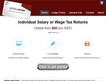 Tablet Screenshot of mytaxagent.com